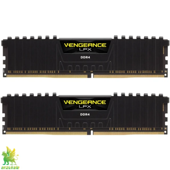 تصویر ـ رم دسکتاپ DDR4 دو کاناله 3200 مگاهرتز CL16 کورسیر مدل Vengeance LPX ظرفیت 32 گیگابایت