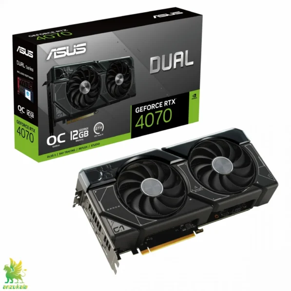 تصویر ـ کارت گرافیک ایسوس مدل Dual RTX 4070 O12G با حافظه 12 گیگابایت