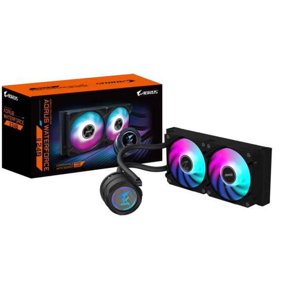 GIGABYTE AORUS WATERFORCE II 240 ARGB CPU Liquid Cooler